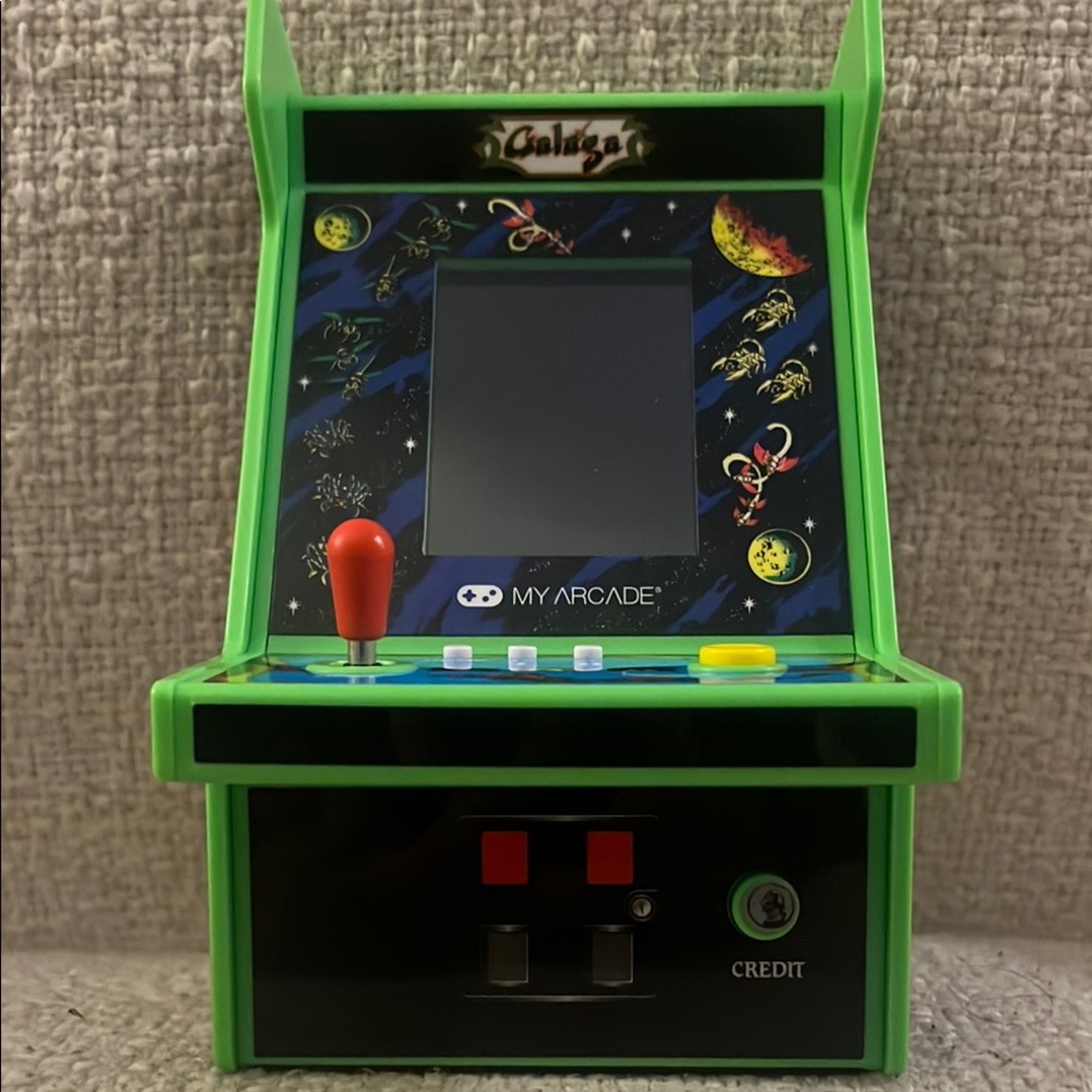 Arcade Galaga Mini Arcade Machine - Green